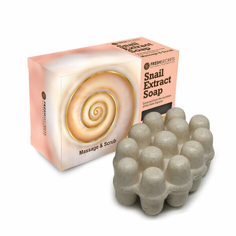 HerbOlive Massage Scrub Soap with Snail Extract